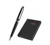  PC7030BP Шариковая ручка Pierre Cardin, черный лак/хром с блокнотом. -АКЦИЯ ИЮНЯ-