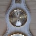 БМ59 белая Метеостанция Смич (часы, барометр, термометр, гигрометр), массив дуба, 540х120мм