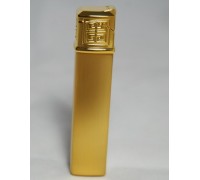 1602 Зажигалка "Givenchy" газовая пьезо, Gold satin, 1,5x1,5x7,5 см