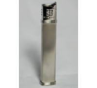 3501 Зажигалка "Givenchy" газовая пьезо Silver satin, 1,5x0,9x8,3 см