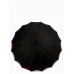 Зонт-трость "Три Слона" женский №2161-black, купол 60 см, 16 спиц, черный, ручка дерево