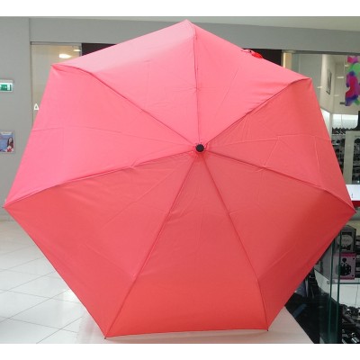 Зонт "Три Слона" женский №365-9, облегченный, купол R=58 см, суперавтомат, розовый (коралл)