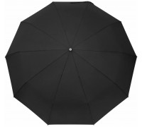 Зонт "Три Слона" мужской №6100, купол D=108 см,10 спиц, черный, ручка прямая пластик