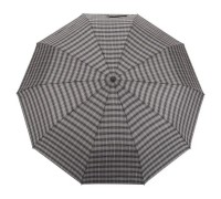 Зонт "Три Слона" мужской №6155-09, купол D=108 см,10 спиц, клетки, ручка прямая пластик