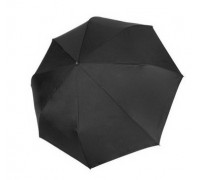 Зонт "Три Слона" мужской №720-L, радиус купола 70 см (D=122 см), 8 спиц, черный, ручка крюк кожа, семейный