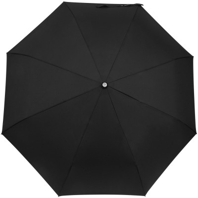 Зонт "Три Слона" мужской №795, радиус купола 58 см (D=104 см), 8 спиц, черный, ручка прямая пластик