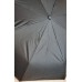 Зонт "Три Слона" мужской №790, купол 55 см, 8 спиц, черный, ручка прямая пластик