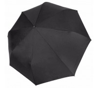 Зонт "Три Слона" мужской №790, купол 55 см, 8 спиц, черный, ручка прямая пластик