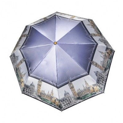 Зонт "Три Слона" женский №453-C-5, купол R=58 см, облегченный, рисунок Лондон